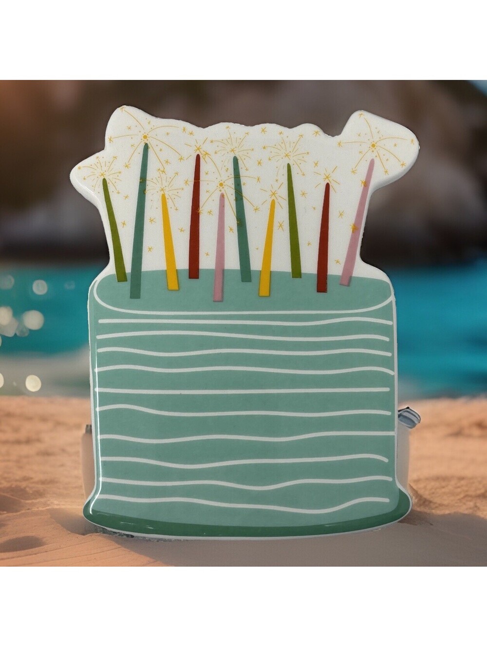 Coton Colors Happy Everything MINI Attachment Sparkle Cake Birthday Candles EUC